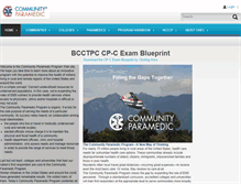 Tablet Screenshot of communityparamedic.org